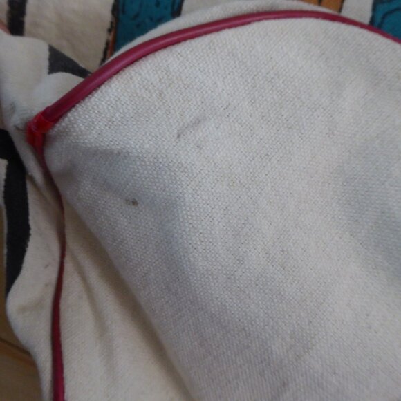 Egypt Three Women Musician Drawstring Shoulder Crossbody Canvas Bag - Picture 4 of 8